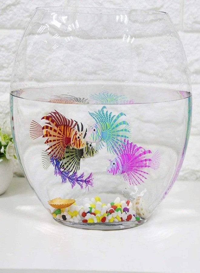 NGe 1pcs Luminous Plastic Lionfish Ornament for Fish Tank Aquarium Decoration (Brown) - Image 2